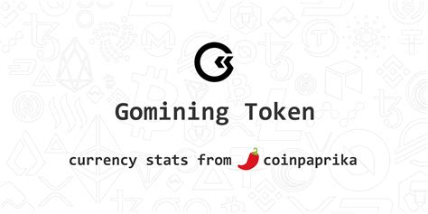 GoMining token Price .